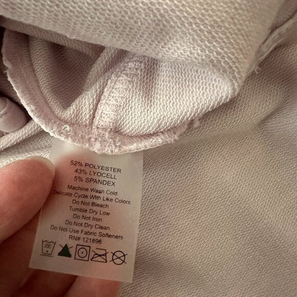 Title Nine Light Pink Hoodie Sweatshirt - Picture 5 of 8